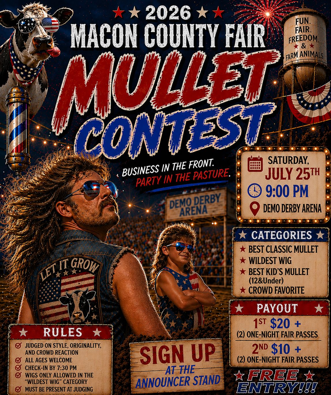 Mullet Contest