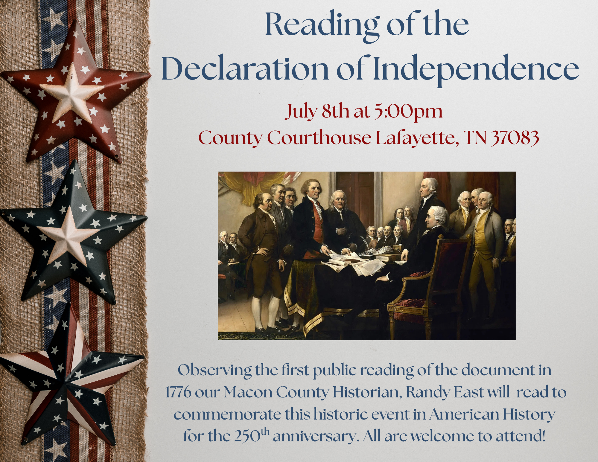 Declaration Reading