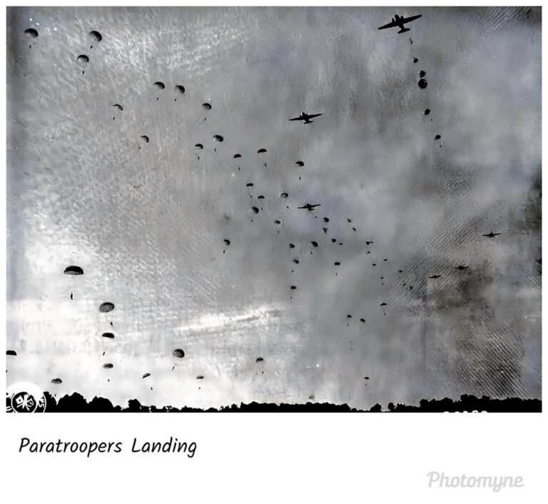 Paratroopers Landing