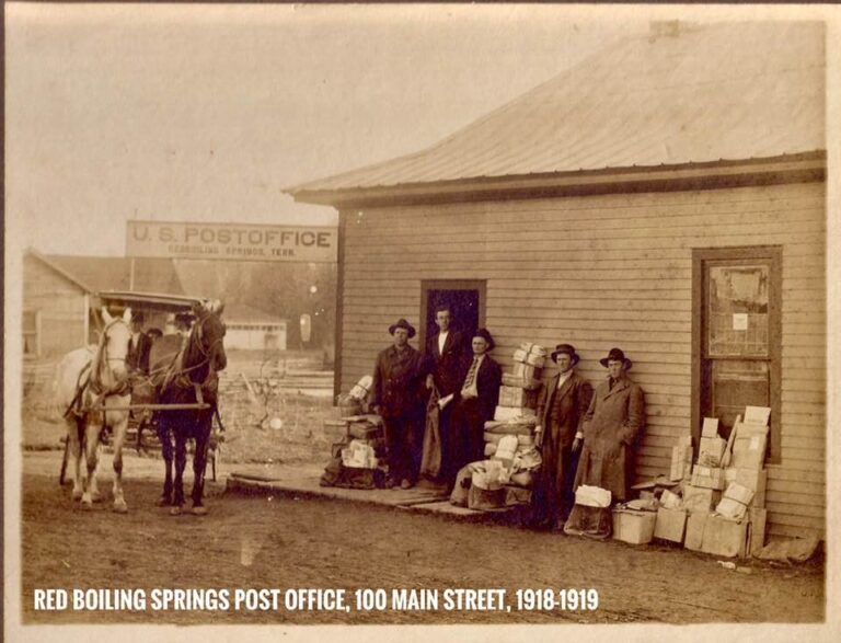 Red Boiling Springs Post Office, 100 Main Street (1918-1919)